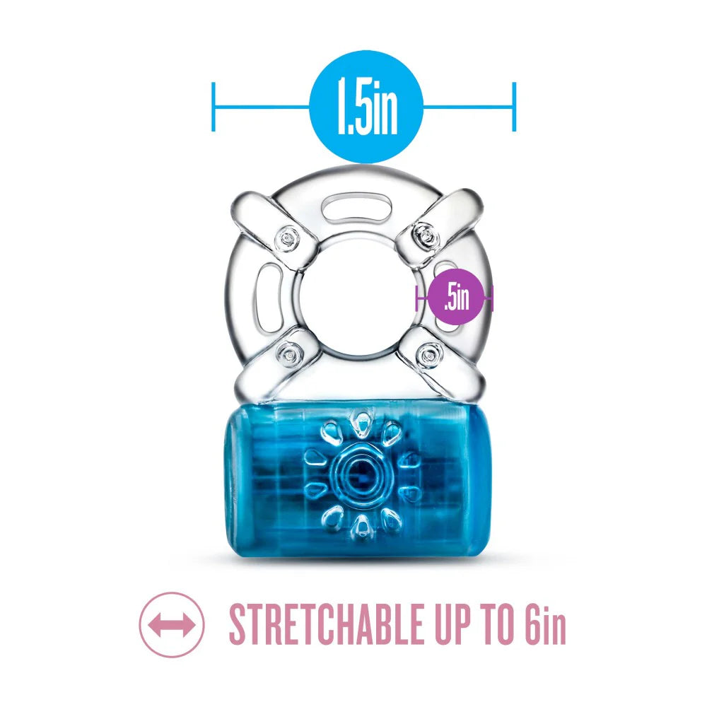 Anillo Play With Me - Rechargeable 5 Function - Blue