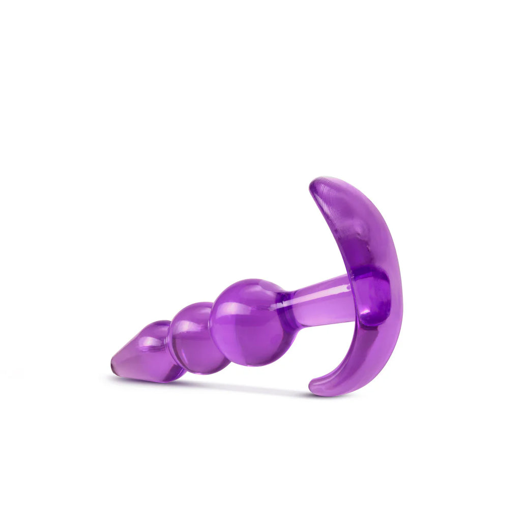 B Yours - Triple Bead Anal Plug - Purple
